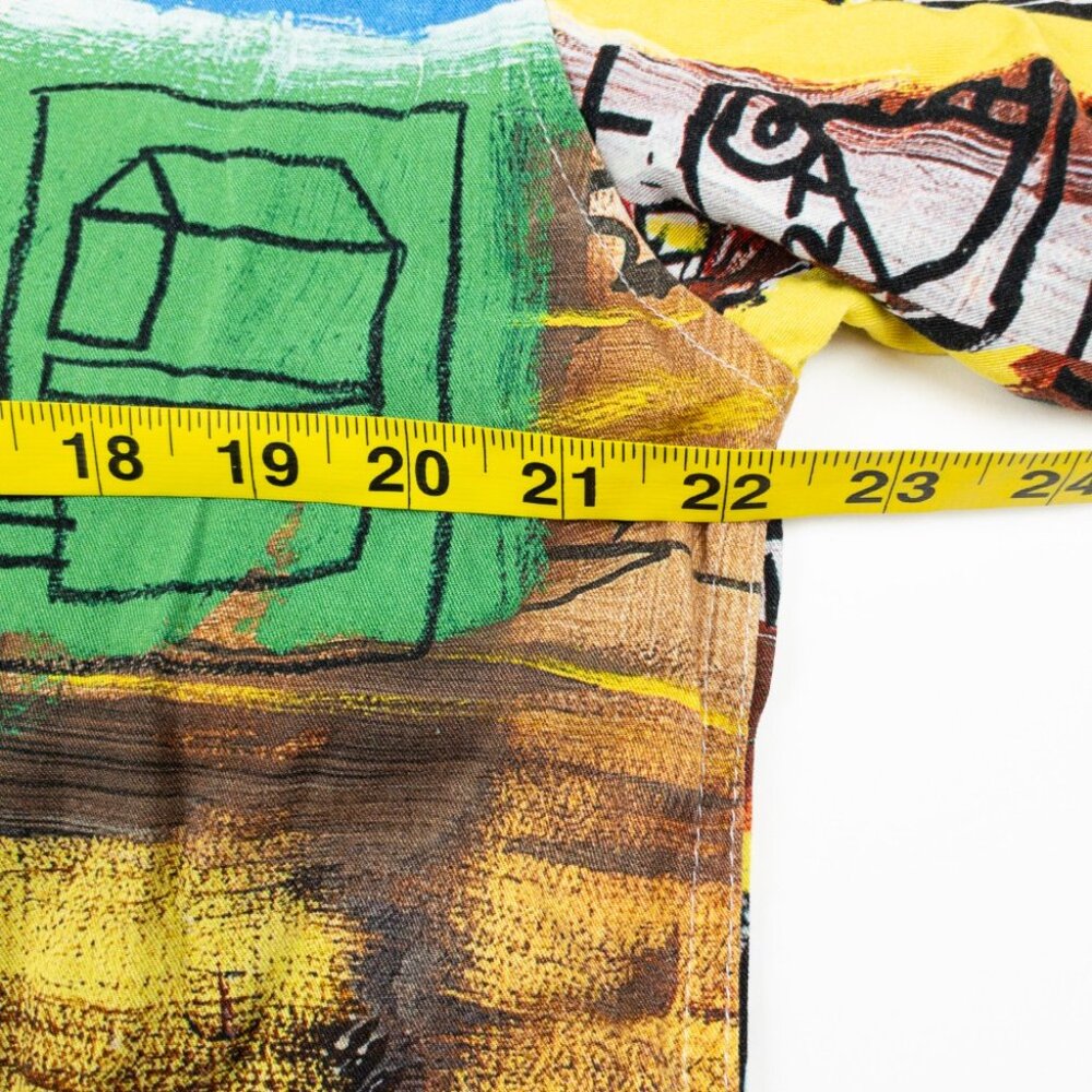 Jean-Michel Basquiat Graphic Art Shirt Men's Large Button-Up Design Cotton:On - Picture 13 of 13